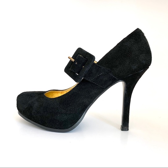 Nine West Shoes - Buckle Nine West Platform Heels